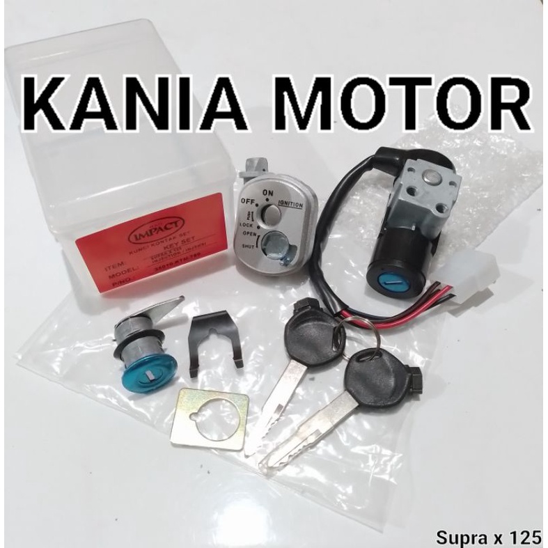 KUNCI KONTAK KEYSET KEY SET MOTOR HONDA SUPRA X 125 OLD LAMA KARBU KTM IMPACT