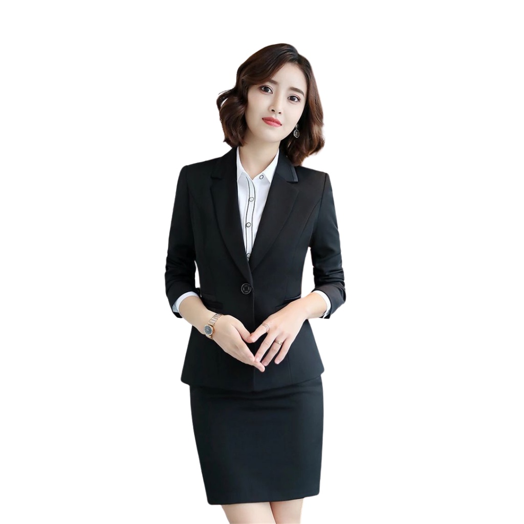 SETELAN JAS WANITA ROK / SETELAN JAS WANITA / SETELAN JAS WANITA KOREA / SETELAN JAS WANITA KEKINIAN