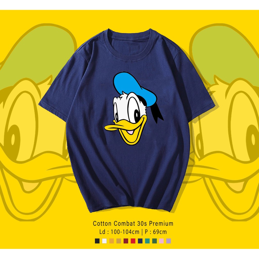 DONALD FACE / TERMURAH BAJU KAOS KATUN WANITA/ PRIA UNISEX LENGAN PENDEK / TUMBLR TEE