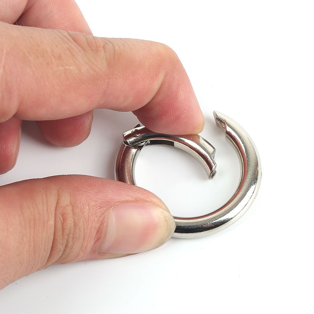 QUINTON Outdoor Hook 5Pcs/Lot Backpack Circle Buckle 28 Mm Key Chain Ring Round Alloy Hiking Camping