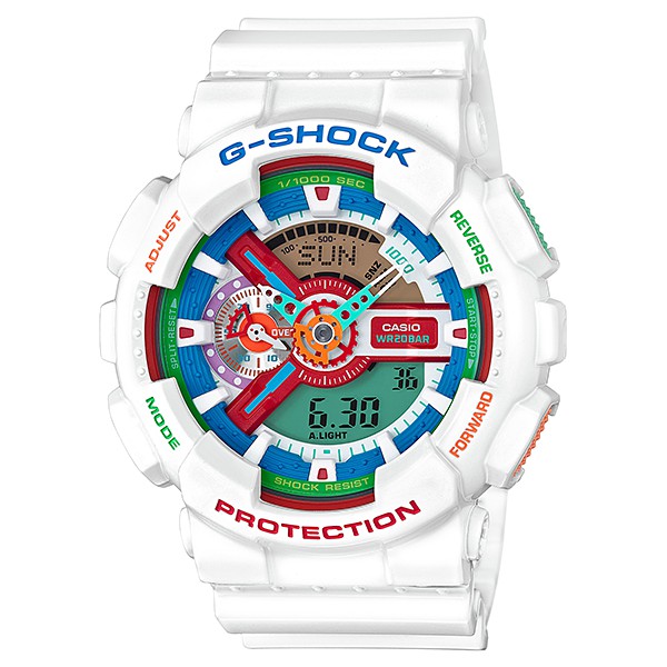 G SHOCK ORIGINAL GA-110MC-7A / GA 110MC 7A JAM TANGAN PRIA DIGITAL ANALOG KARET MURAH