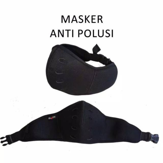 Masker Mencegah virus dan Filter Motor Anti Debu Polusi Asap