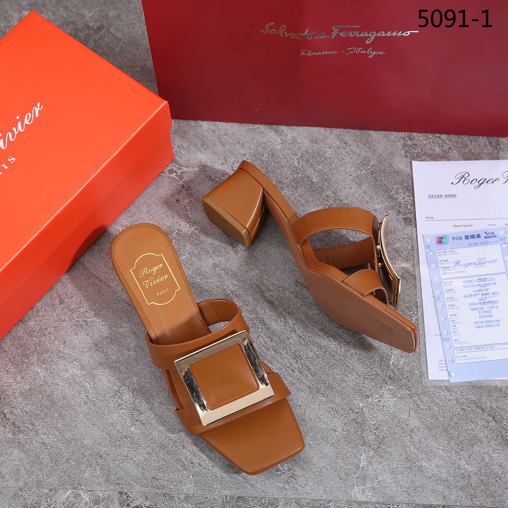 R Vivier Mules #5091-1