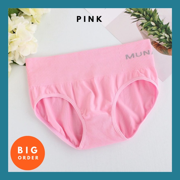 Celana Dalam Wanita Undewear Cewek Munafie CD Premium Korea CD14 - PINK