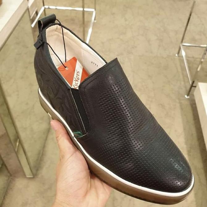 SEPATU WANITA KICKERS ORI MURAH KICKERS WOMEN SLIP ON WEDGES ORI 36-40 TERHEBOH