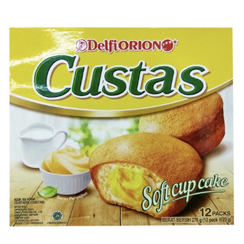 DELFI ORION CUSTAS SOFT CUP CAKE 12 PACK x 23 GR