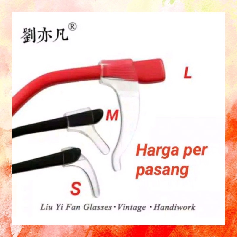 Earhook Kacamata / Ear Hook Kacamata / Penyangga Kacamata / Anti Melorot Kacamata