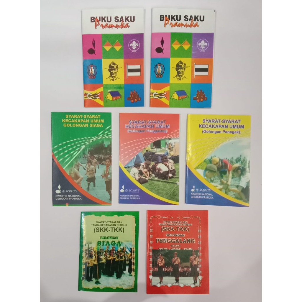 

BUKU SAKU PRAMUKA,BUKU SKU SIAGA PENGGALANG PENEGA,BUKU SKK DAN TKK SIAGA PENGGALANG
