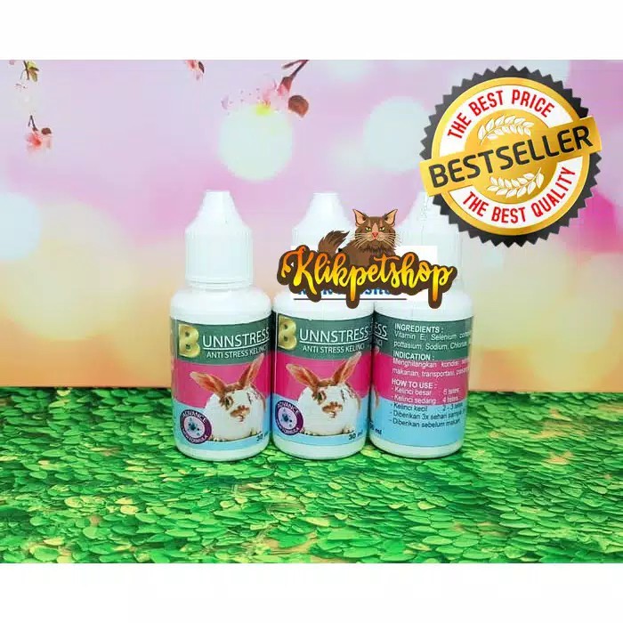 Obat Anti Stress Pada Kelinci - Bunnstress 30 mL