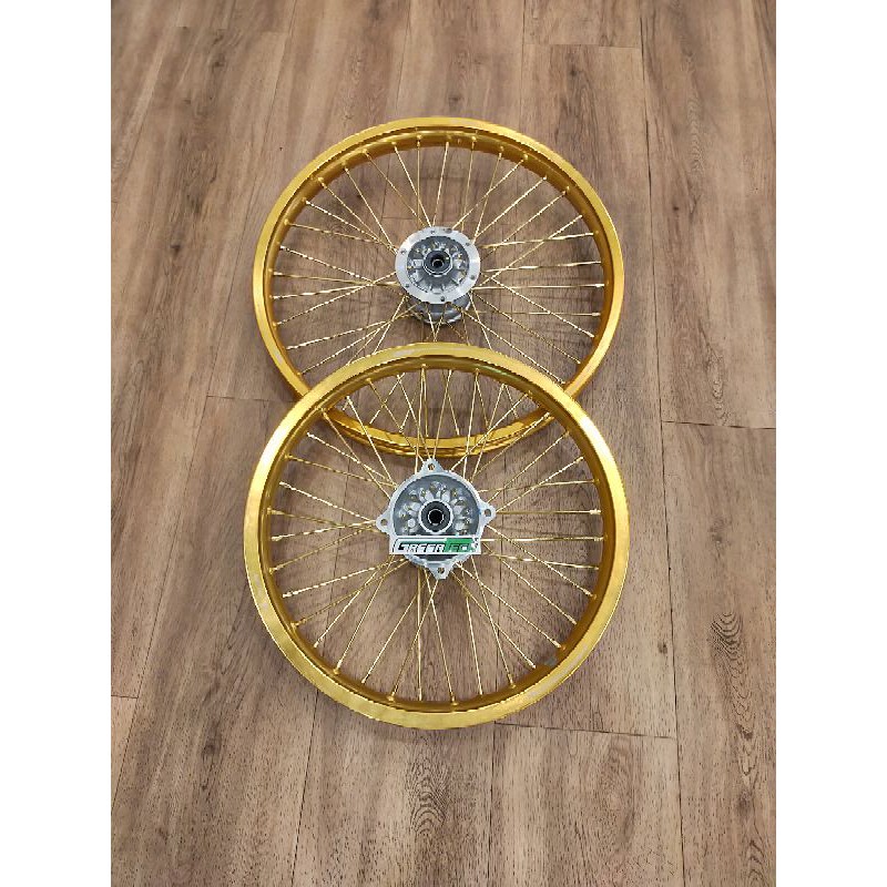 velg set 18/21 Scarlet tromol original klx
