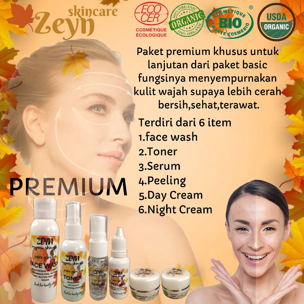 Paket Premium Zenic Zeyn Skincare Organic