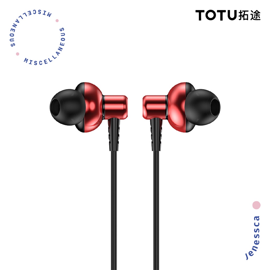 TOTU Earphone/Headset Gaming MLBB/PUBG/CODM dengan HIGH Quality BASS dan Suara Jernih dilengkapi MIC