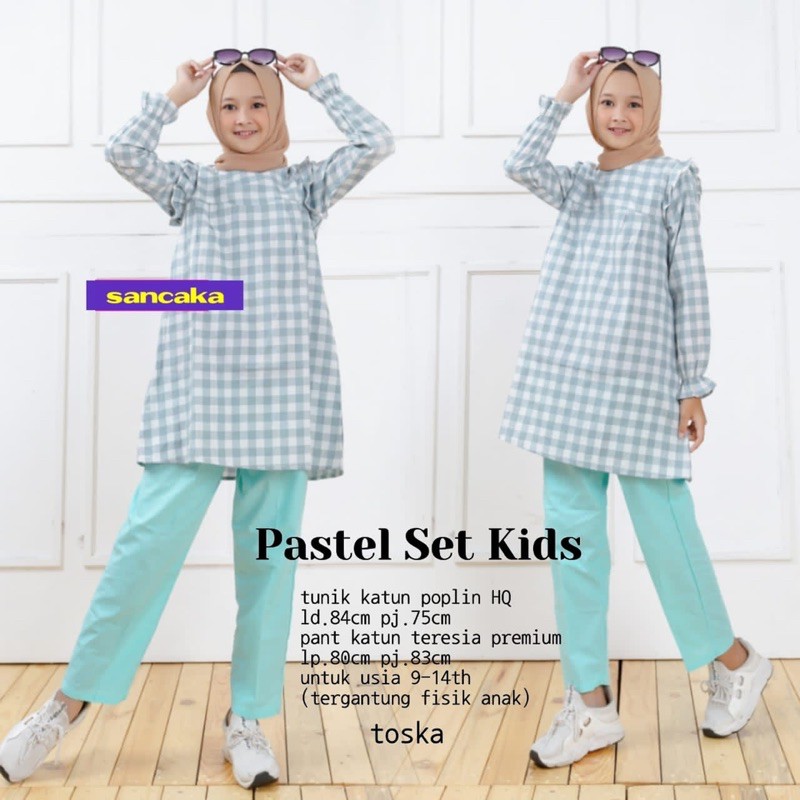 Pastel Set Kids by Sancaka // setelan anak remaja.