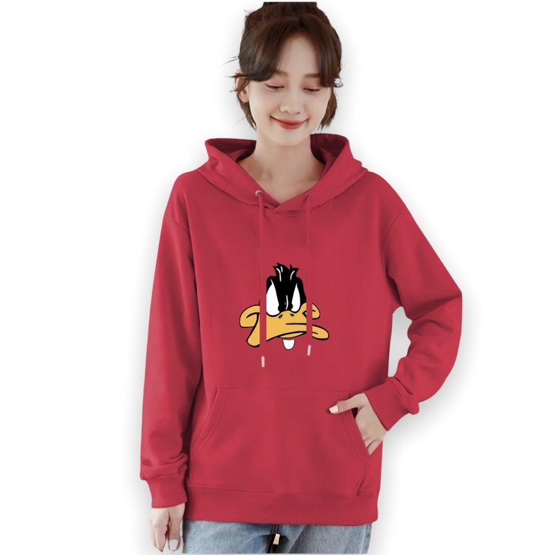 Lilipop.id Sweater Wanita Duffy Duck Hoodie Jumper Outwear