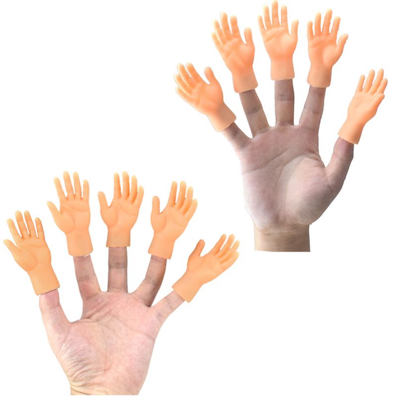 Mary Mini Finger Hands Screepy Halloween Cosplay Kostum Aksesoris Mini Tiny Hands