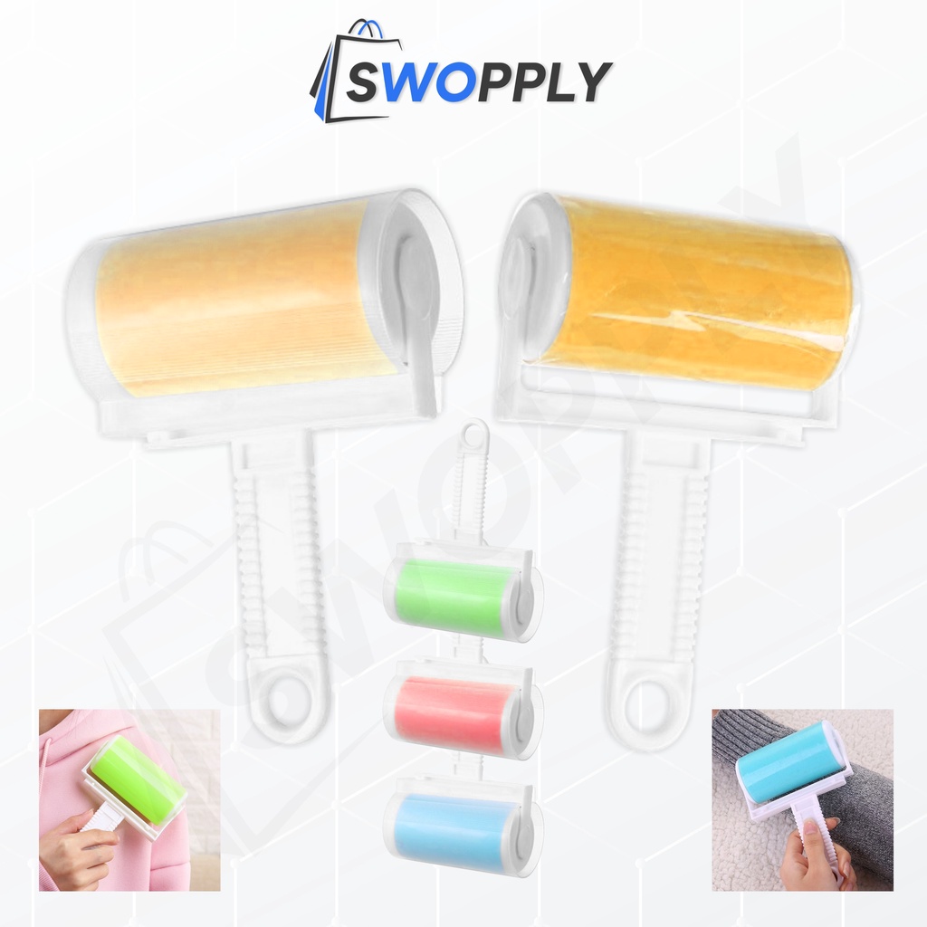 Swopply HL0232 Alat Pembersih Bulu Roller Cleaner Washable Sticky Fur Remover Brush