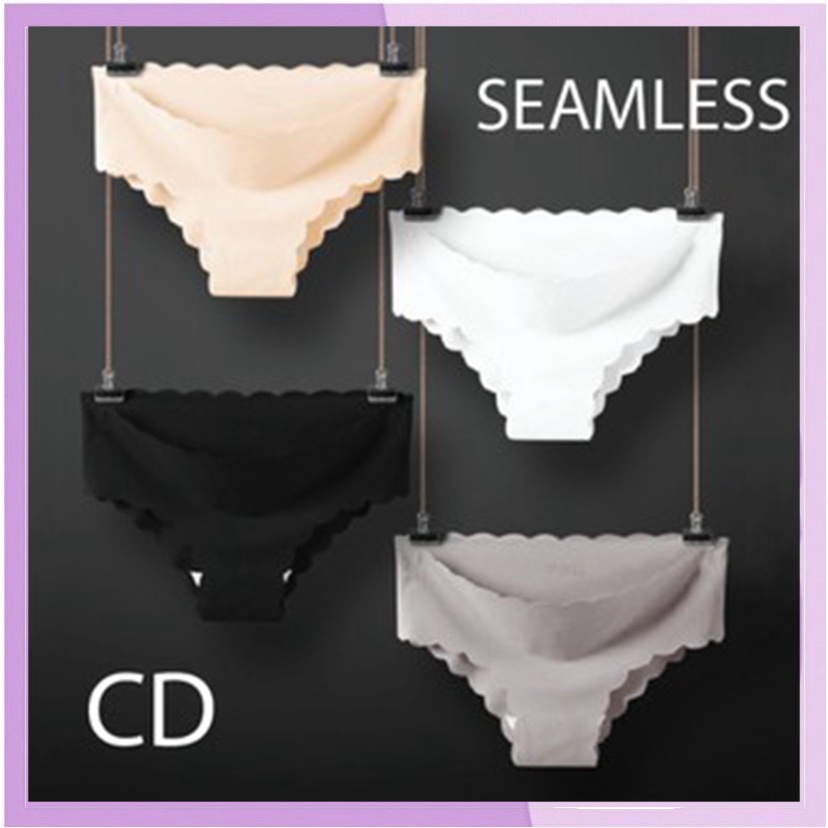 Women Seamless Briefs Knickers Underwear Underpants Panties Celana Wanita Dalam cd Sutra Sutera