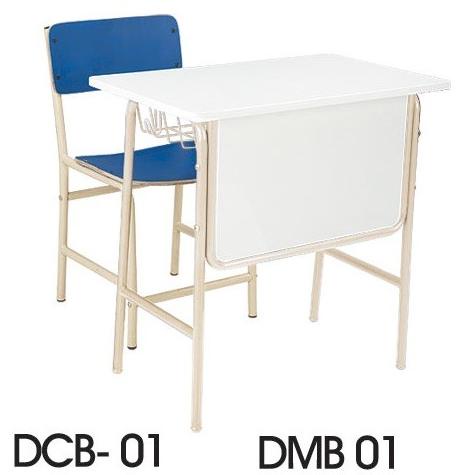Meja Sekolah/Meja Belajar Set Meja+Kursi Indachi Dcb-Dmb01 Molek_Furn Jtv65U1D5U