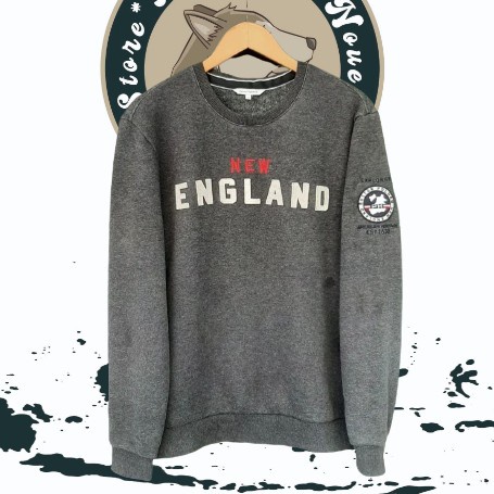 CREWNECK POLHAM NEW ENGLAND - POLHAM CREWNECK SWEATERSECOND
