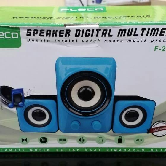 SPEAKER AKTIF MINI DIGITAL FLECO F-2058 EXTRA BASS POWER SOUND