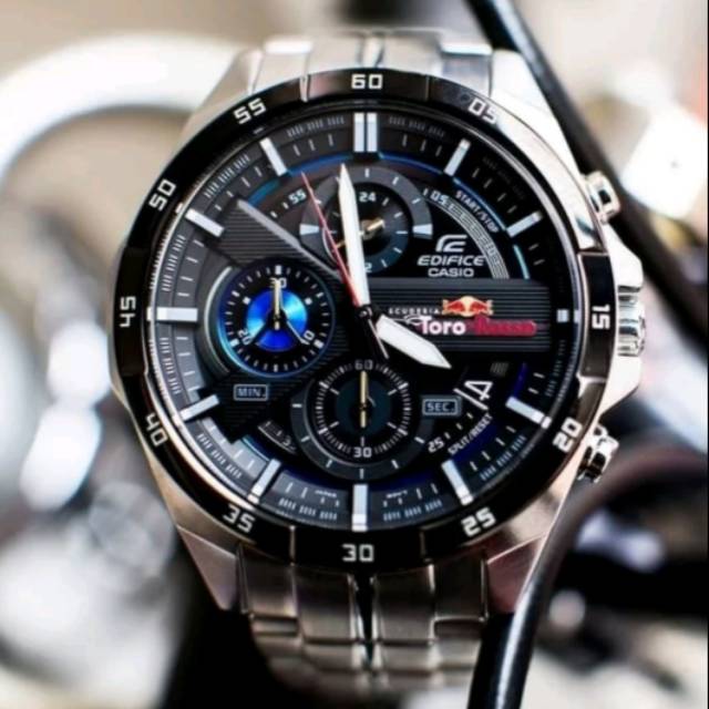 Jam Tangan Pria Casio Edifice EFR556TR & EFR 556 Toro Rosso Spesial Edition 45mm Fullset Original BM