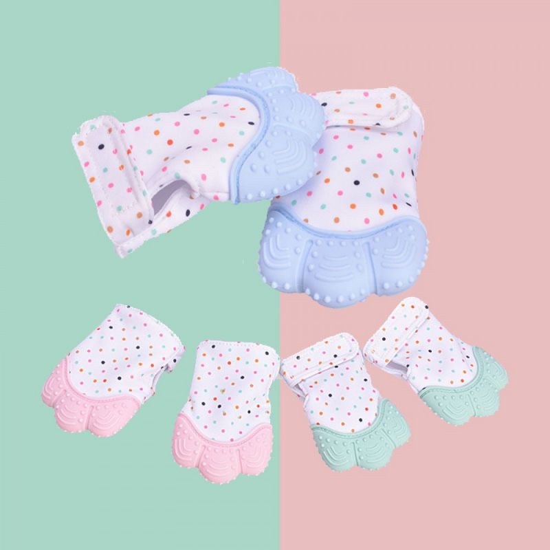 lov me❤ lusty Bunny Sarung Tangan Teether Empeng Gigitan Bayi ADT1001