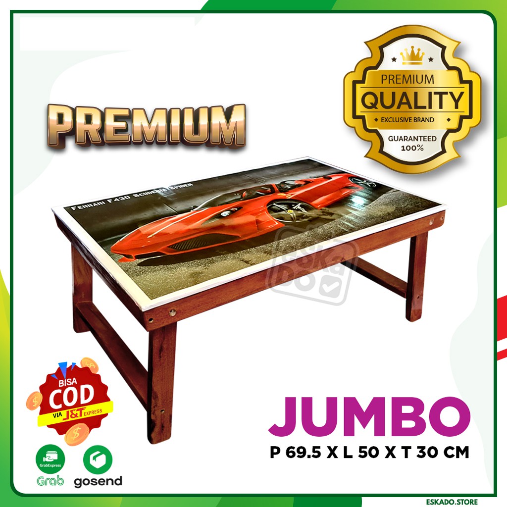 Meja Lipat Kayu Jumbo PREMIUM AE0N