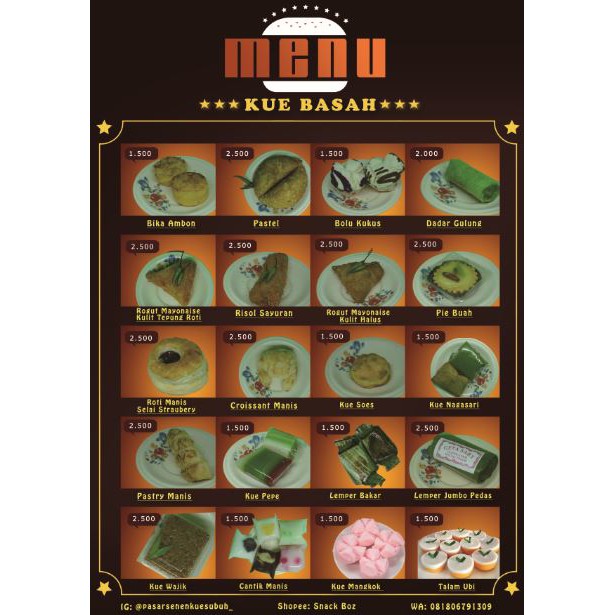 Kue Subuh Pasar Senen Jajanan Pasar Online Fresh Kue Basah Dan Kering Siap Antar Shopee Indonesia