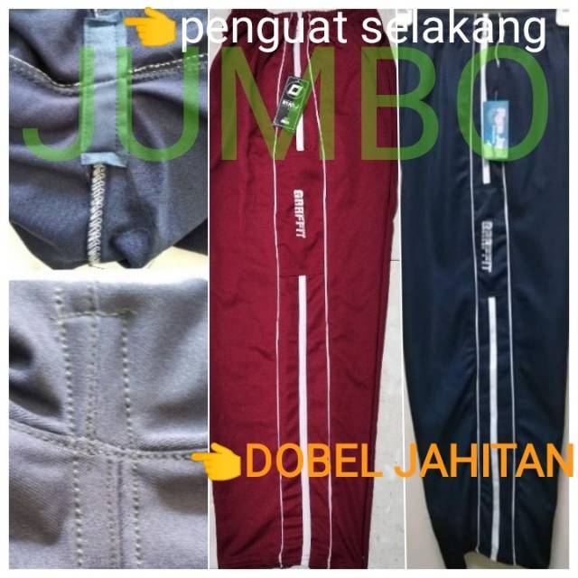 Celana Training Graffit Big Size jumbo Pria wanita plus Celana Training Graffit Big Size jumbo Pria wanita plus