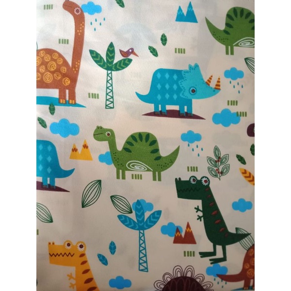 [COD] Sofa bayi GRATIS baby eye mask-Dinosaurus Cream