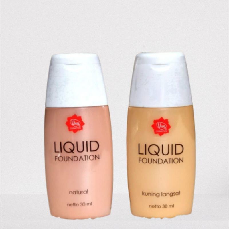 Liquid Foundation Bedak Viva//Viva Liquid Foundation