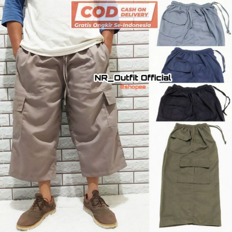 Celana Sirwal Jumbo Chinos Dewasa Pangsi Sontog Pinggang Karet Borju Big Size NR_Outfit Official COD