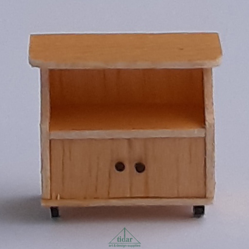 

[MR] Miniatur Maket Lemari Pajangan / Lemari Hias / Bufet Kayu Skala 1:20