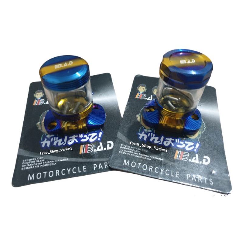 Tutup Stempel Kaca Two Tone Honda Yamaha Universal