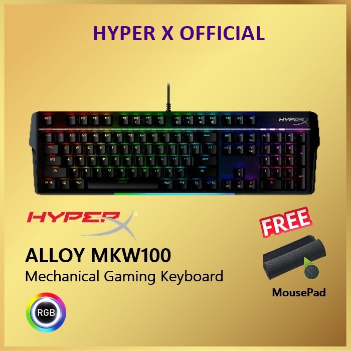 HyperX Alloy MKW100 Mechanical Gaming Keyboard MKW 100