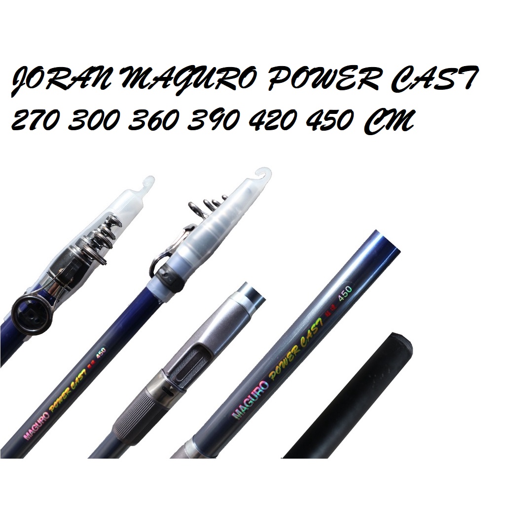 Joran Pancing Laut Maguro Power cast 270 300 360 390 420 450 Surf Rod