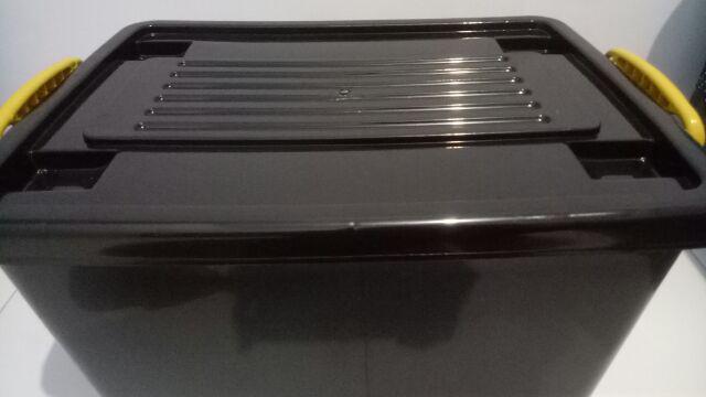 Container Box 45l Hitam Box Container Hitam Roller Box Hitam 45