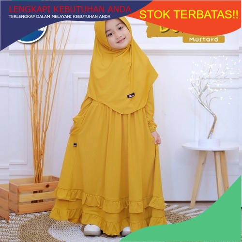 RAMADHAN BIG SALE GAJIAN / Baju Gamis Anak Perempuan Kekinian Cewek Untuk Lebaran Branded Model Seka