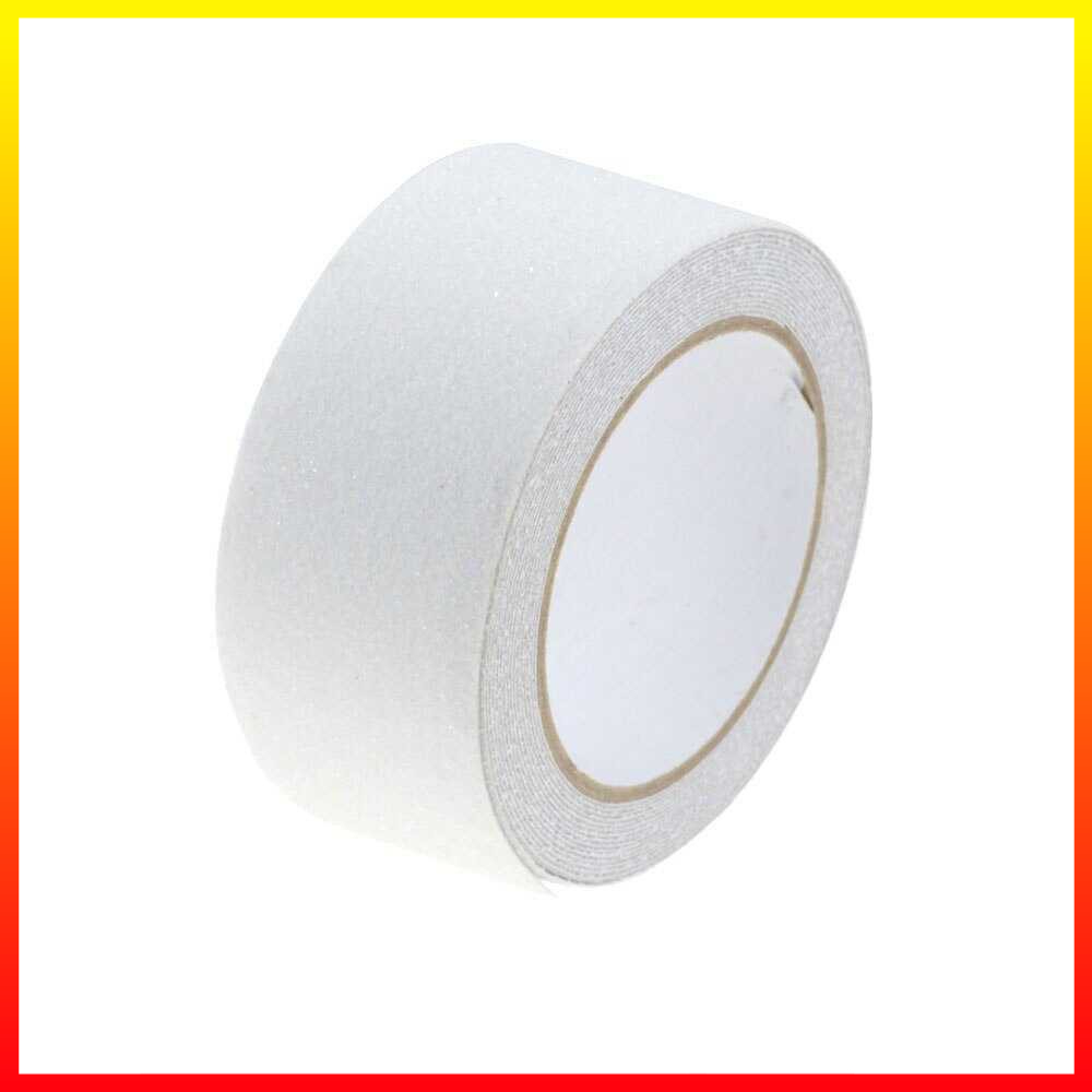 Lakban Peringatan Tape Safety Grip Anti Slip Permukaan Pasir Silika Strong Traction Lem Adhesive Satu Sisi - 7RHZANBK