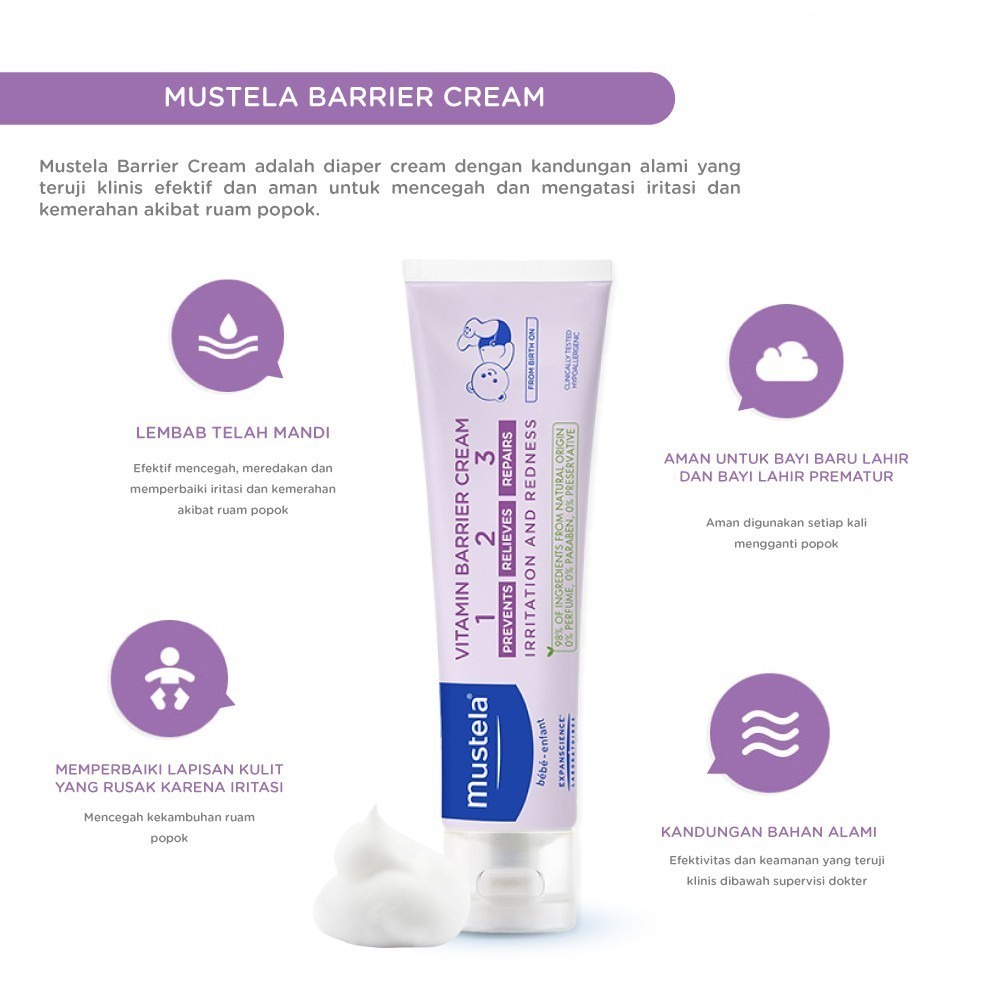 [PROMO] Mustela Barrier Cream 100ml