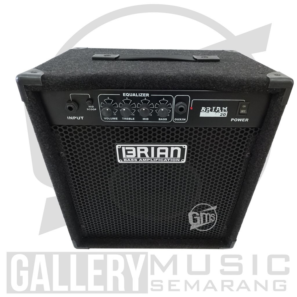 Ampli Bass Amply Gitar dan Bass Amplifier Brian 8&quot; inch