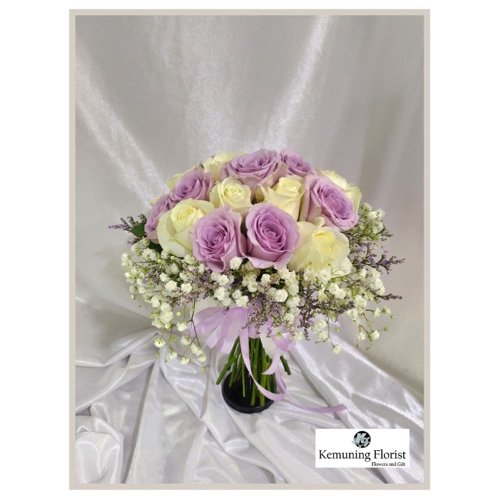 wedding buket/ buket pernikahan/ buket bunga asli/ buket lamaran