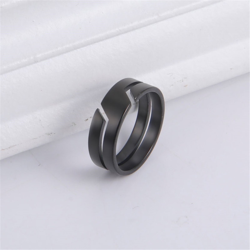 [Featured] Fashion Simple Stainless Steel Ring For Women And Men / Engagement Jewelry Anniversary Gift