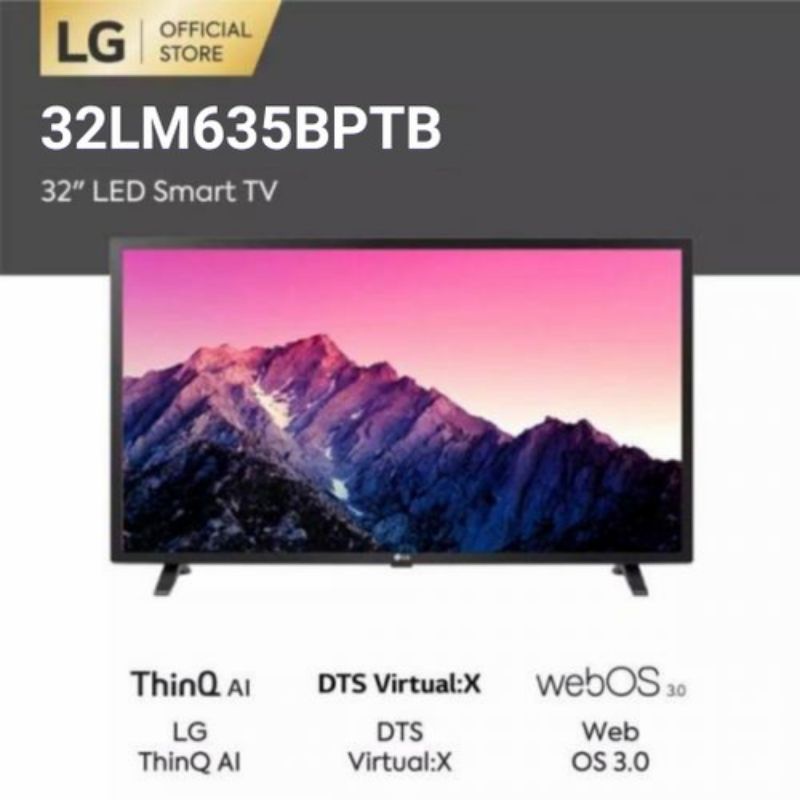 LG Smart Tv 32 Inch 32LM635BPTB / 32 LM635 / GARANSI RESMI