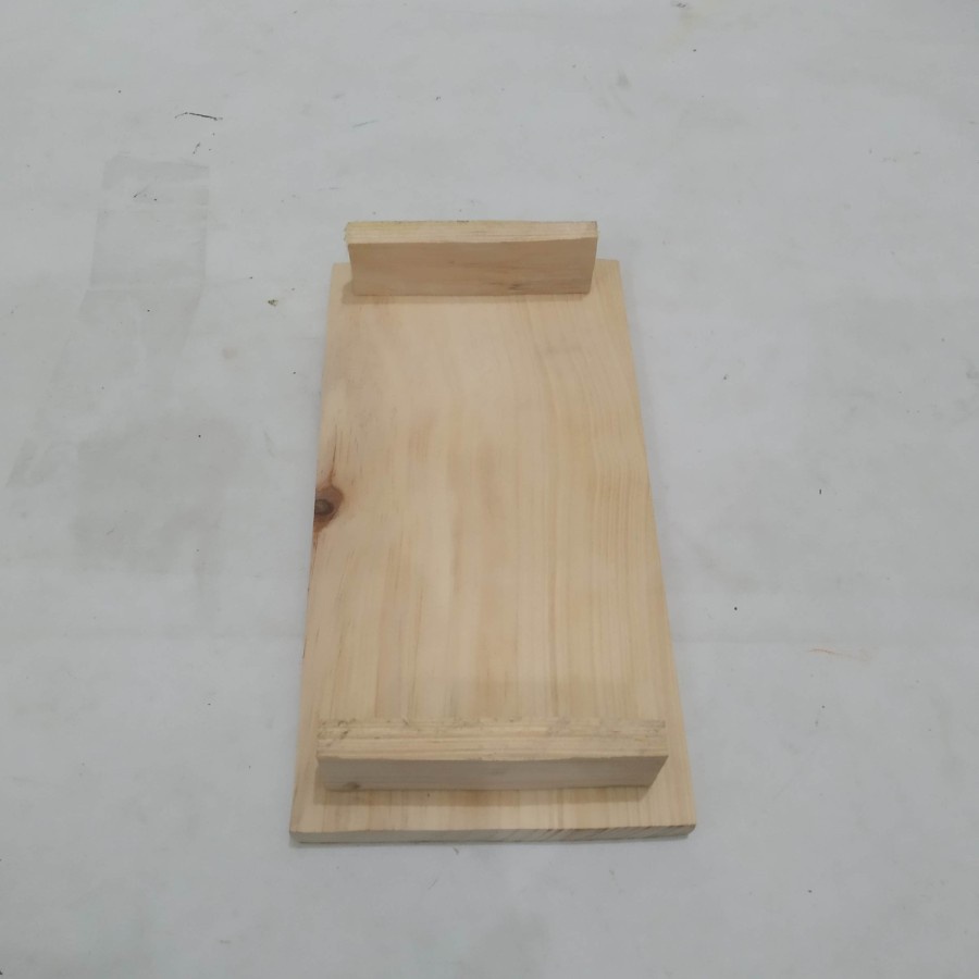 Talenan alas piring wadah makanan sushi Kayu kecil berkaki bisa utk foto makanan