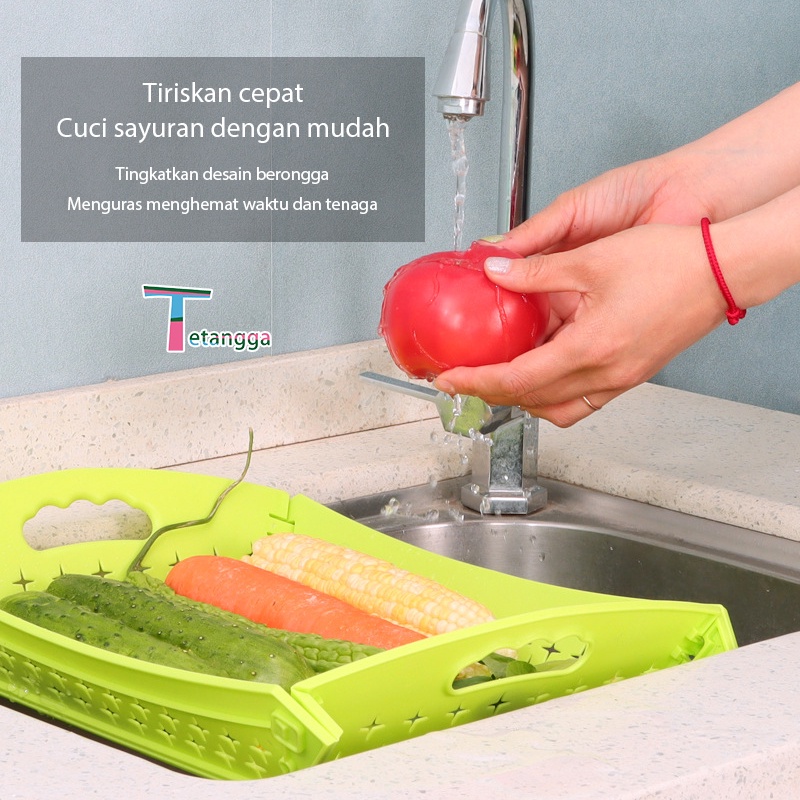 Talenan Bahan Jerami Gandum Warna Cutting Board  Alat Dapur Talenan Wastafel 3 In 1 Talenan Plastik