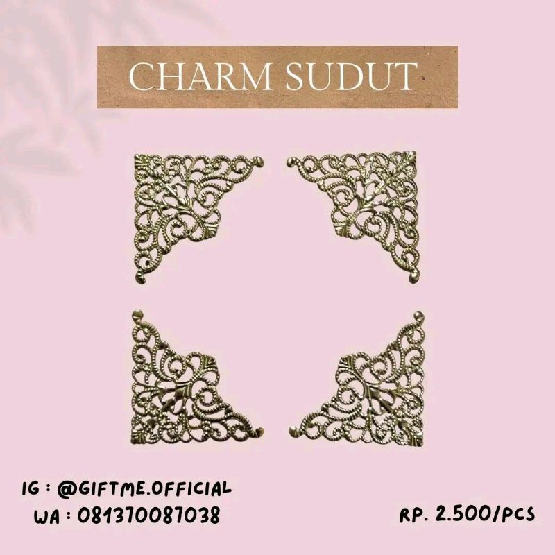 Hiasan siku/siku mahar/siku hantaran/Charm sudut/Ornamen sudut