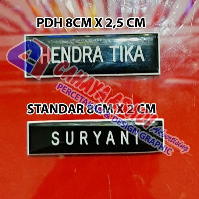 

Wow Murah-753 Nama dada atau Name Tag atau Papan Nama PDH PNS Grafir - PENITI