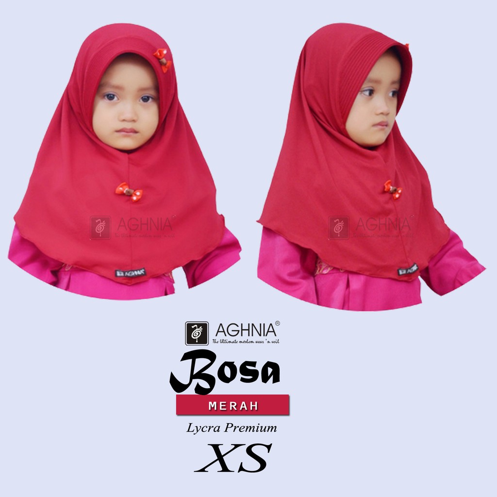 Hijab anak bahan stella By AGHNIA
