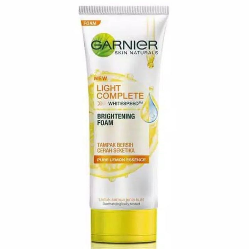 Garnier Brightening Foam 100 ml Sabun Cuci Muka Pure Lemon Essence